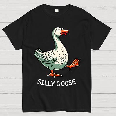 Silly Goose Cotton Summer Casual Cool Loose T-Shirt