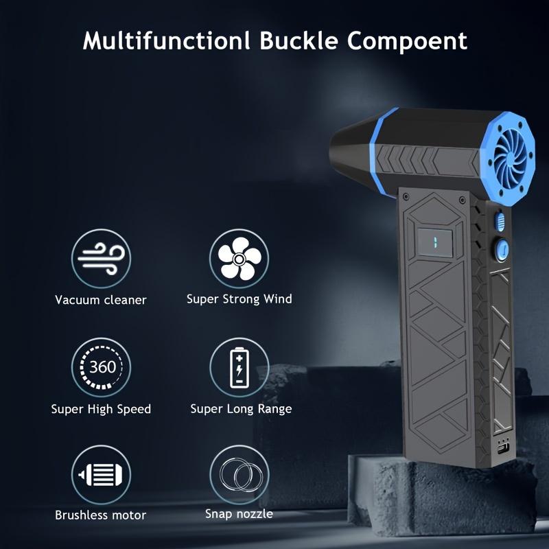2026 Nuovo Mini Soffiatore d'Aria da 180000 Giri/min Portatile Elettrico Turbo Ventola a Getto Motore Brushless Soffiatore Violento Velocità del Vento 52m/s Ventilatore Industriale per Condotti