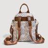 Top Handle Ethnic Style Shoulder Bag Pu Mini Travel Backpack Japanese Women Casual Backpack  Women