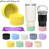 SW 40oz/30oz Silicone Cup Bottom Cover for Stanley Adventure Quencher Tumbler for IceFlow Flip Straw Water Bottle Sleeve 7.5/7CM Cup Holders 5