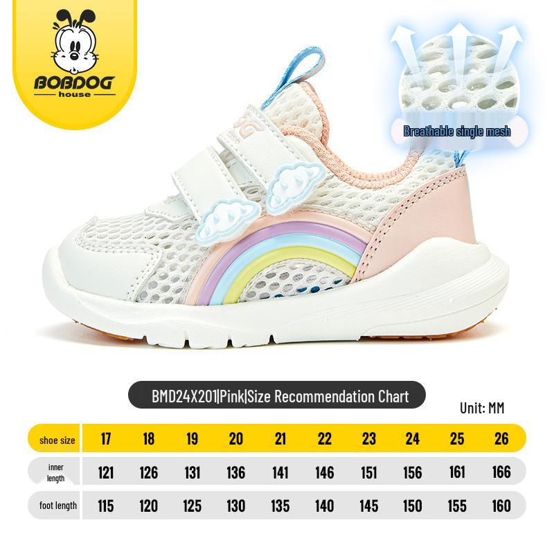 

Bobodou 2024 Summer Kids Walker Shoes, Boys and Girls Soft Sole Mesh Functional Shoes. Size 20, Inner Length 13.6