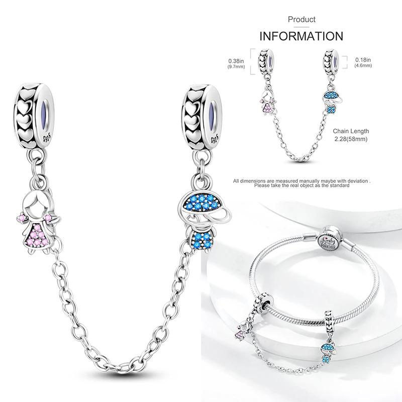 New In Charms Copper Beads Pendant Boys Girls Sparkling Zircon For Original Bracelets Fine Jewelry Gift