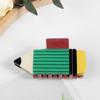 Creative Women's Shark Clip Cartoon Cute Pencil Shaped Ponytail Clip Home Travel Festival Party Lazy Style Hair Accessories