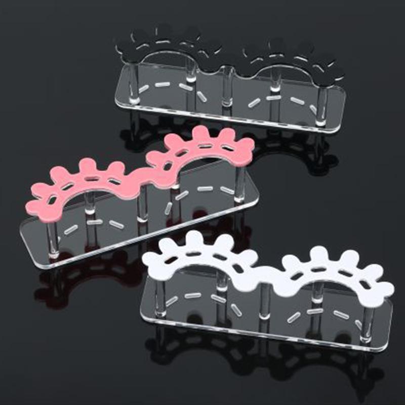 Acrylic Eyelash Tweezers Storage Rack Tweezer Organizer Holder Stand Eyelash Extension Tools Makeup Beauty Shelf 8 Holes