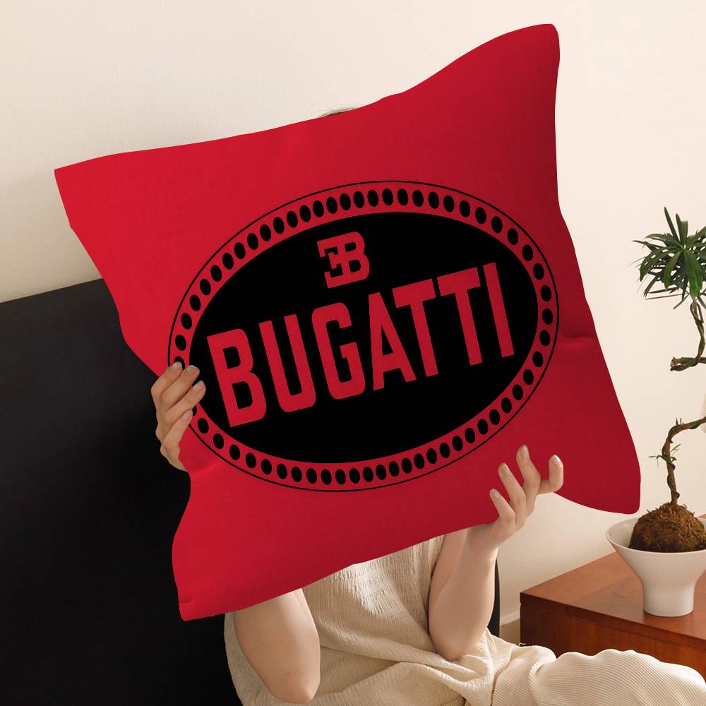 

Brand B-Bugatti Personalized Pillow Cover Kids Bedroom Wild Party Decor Pillowcase kid Birthday shower Gift 30cmx30cm