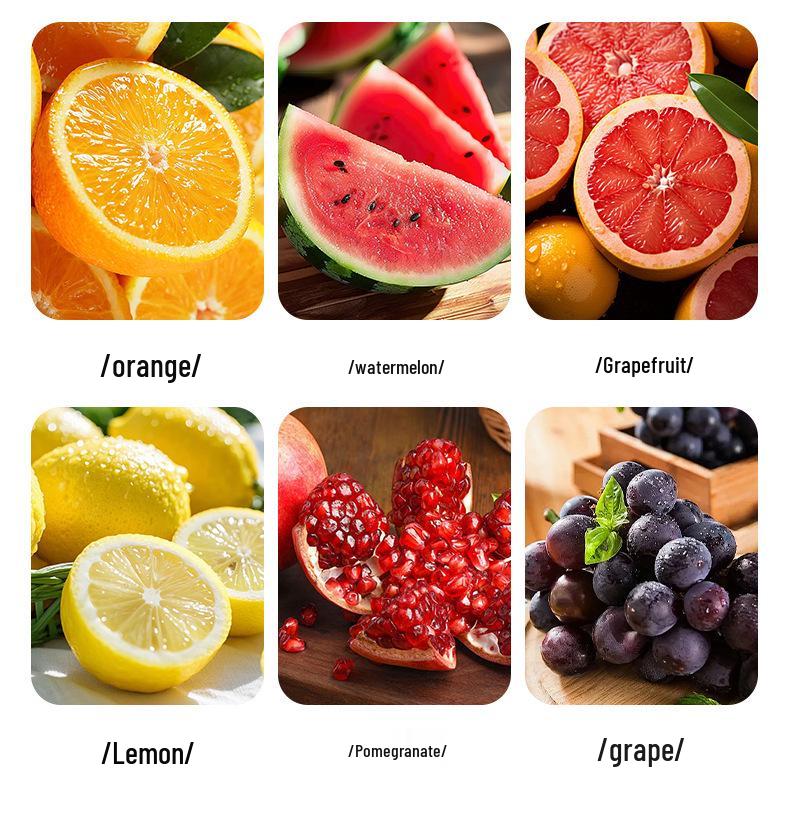 Compact Manual Juicer: Portable Fruit Squeezer & Pulp Separator