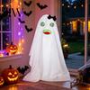 Halloween Ghost Decorations Decoration, Spooky Outdoor Standing with Glow in Night Glowing Porch Decor The Dark Expressions for Yard Lawn