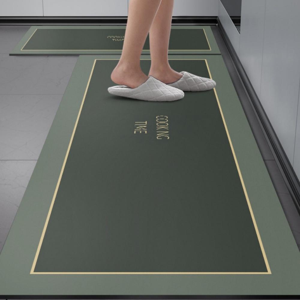 Eenvoudig effen kleur Anti-slip Duurzaam Wasbaar en Slijtvast Waterabsorberend Sneldrogend Keukenkleed voor Huisdecoratie 40X120CM (1.3X3.9FT