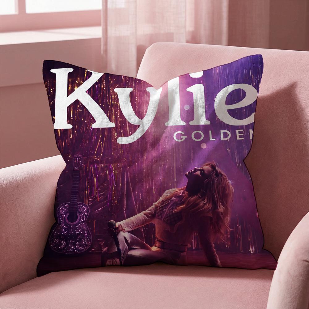Подушка-чехол K-KylieS M-MinogueS для дома и автомобиля - Двусторонняя, мягкая и прочная для ежедневного использования 30cmx30cm