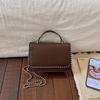 Korean Style Fashion Simple Personalized Women Chain Crossbody Small Square Soft Bag