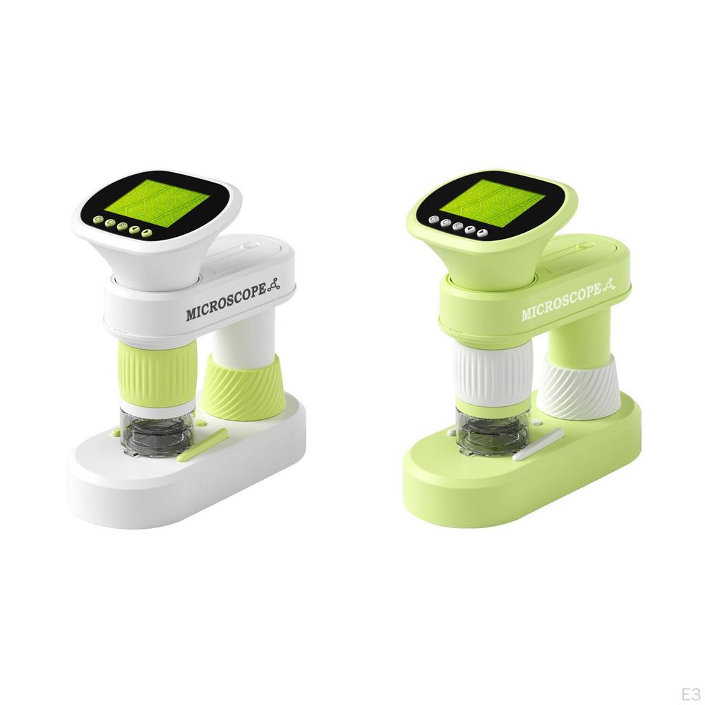 Handheld Digital Kids Microscope Educational 1000x Portable Pocket Miniscope for 5-7 Children Boys