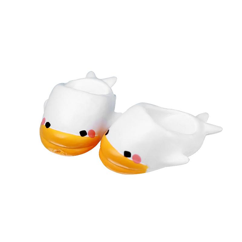 Pair Doll Duck Color Slippers Cute Accessories Bjd Shoes Decoration Detachable Material OB11 PVC 1 of 1/12 Entertaining Play Safe Kid Friendly Fun