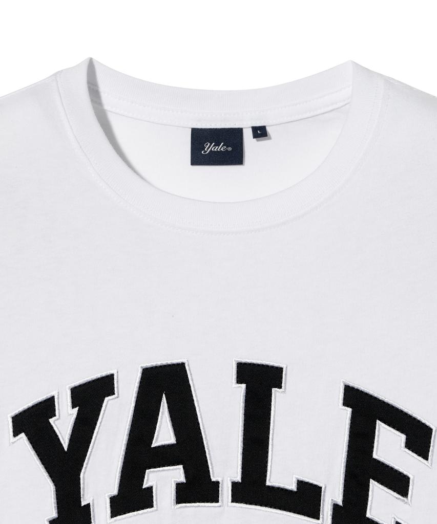 Yale Two-Tone Arch Short Sleeve T-Shirt White