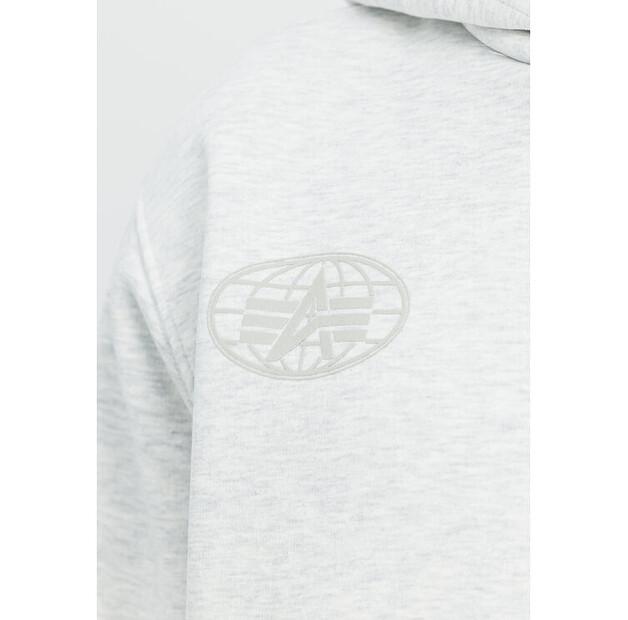 Худи Alpha Industries World Logo Backprint Hoodie
