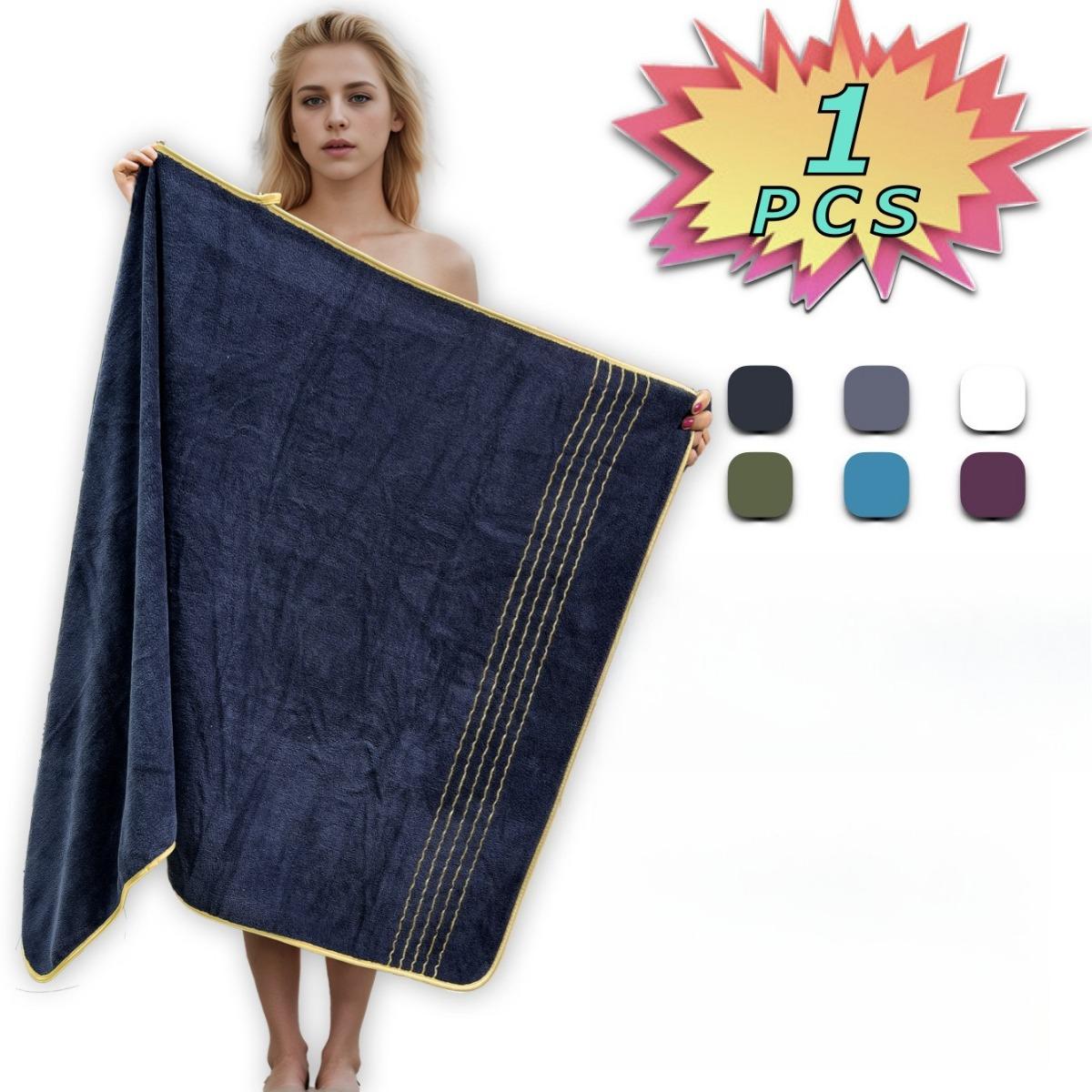 

Коралловый флис, Банное полотенце, Одиночная упаковка, Хлопковое полотенце, Унисекс, Жаккард, Бытовое полотенце, Пляжное полотенце 70x140cm чёрный