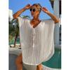 Summer Lace-Up Knit Beach Cover-Up