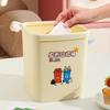 Cartoon Desktop Trash Can Cute Small Waste Bin Funny Tabletop Wastebasket Mini Trash Bin for Home Office Desk Vanity Table