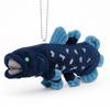 COLORATA Coelacanth Plush Mascot (Realistic Deep-Sea CreatureWith Chain) Keychain Doll Gift (Twice Tested)  Christmas Present
