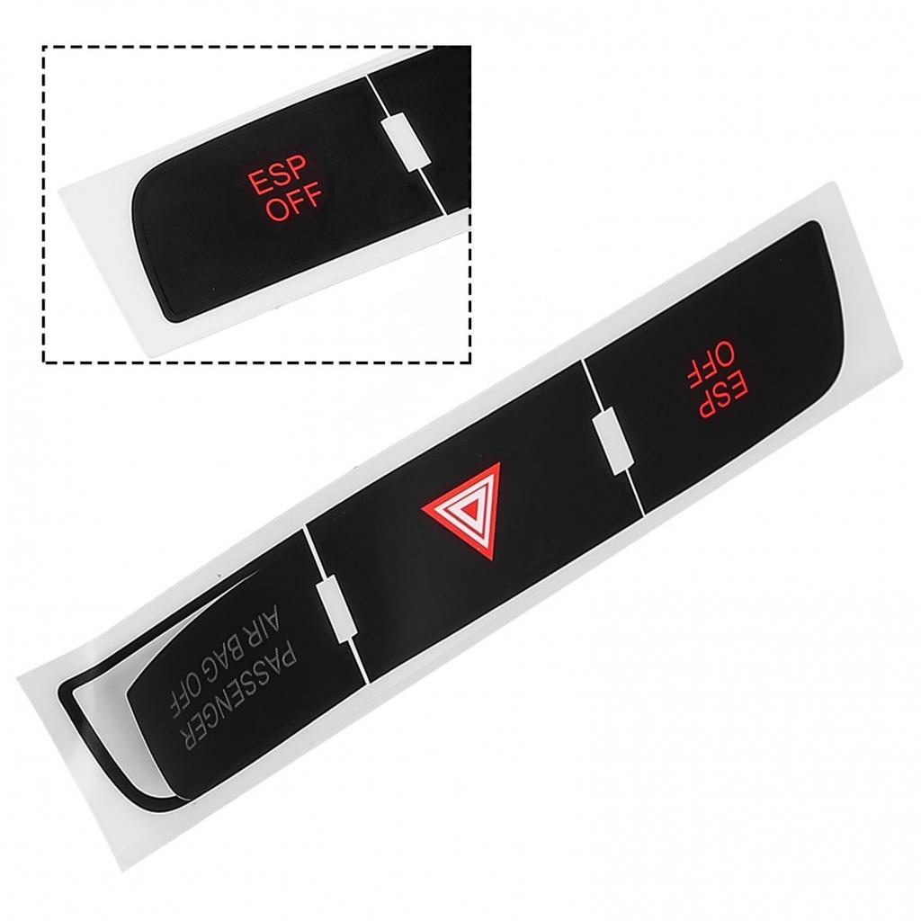 1 Satz Tasten Reparatur Aufkleber Schwarz Hochwertiges Vinyl Für Q7 2003-2015