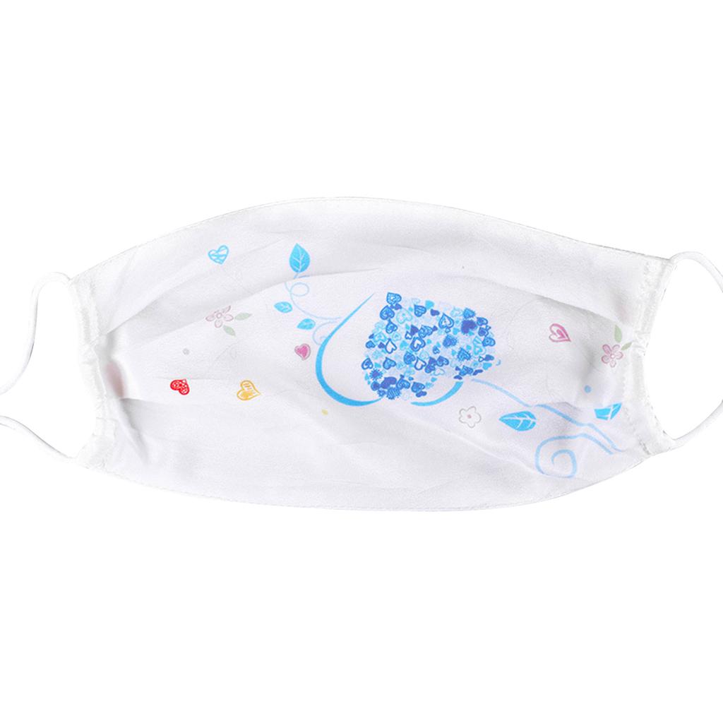 Silk Face Mask Soft Dual Layer Anti-dust Anti-mist Air Filter Mouth Mask