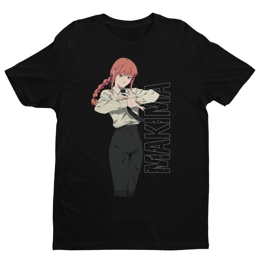 

Anime Makima ChainsawMan Devil Black T Shirt Size S - 5XL #1 Unisex T-Shirt XXXXL