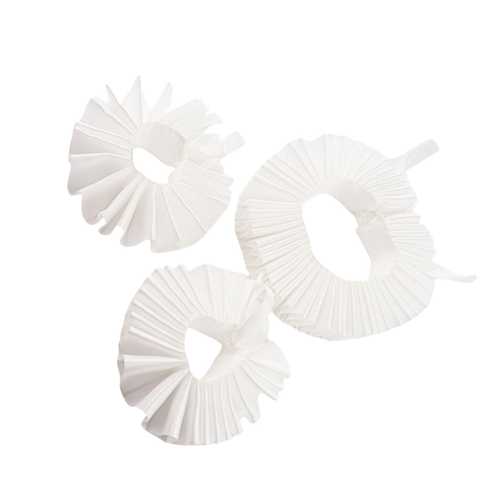 

Набор воротника и манжет эпохи Возрождения, Викторианский костюм, Аксессуары для костюма на Хэллоуин, косплей, Наручные манжеты, Кружевной воротник белый