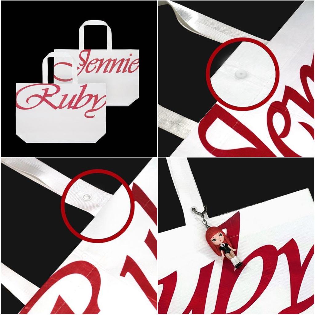 [USED] BLACKPINK Jennie Ruby Reusable Bag (No Trading Card)