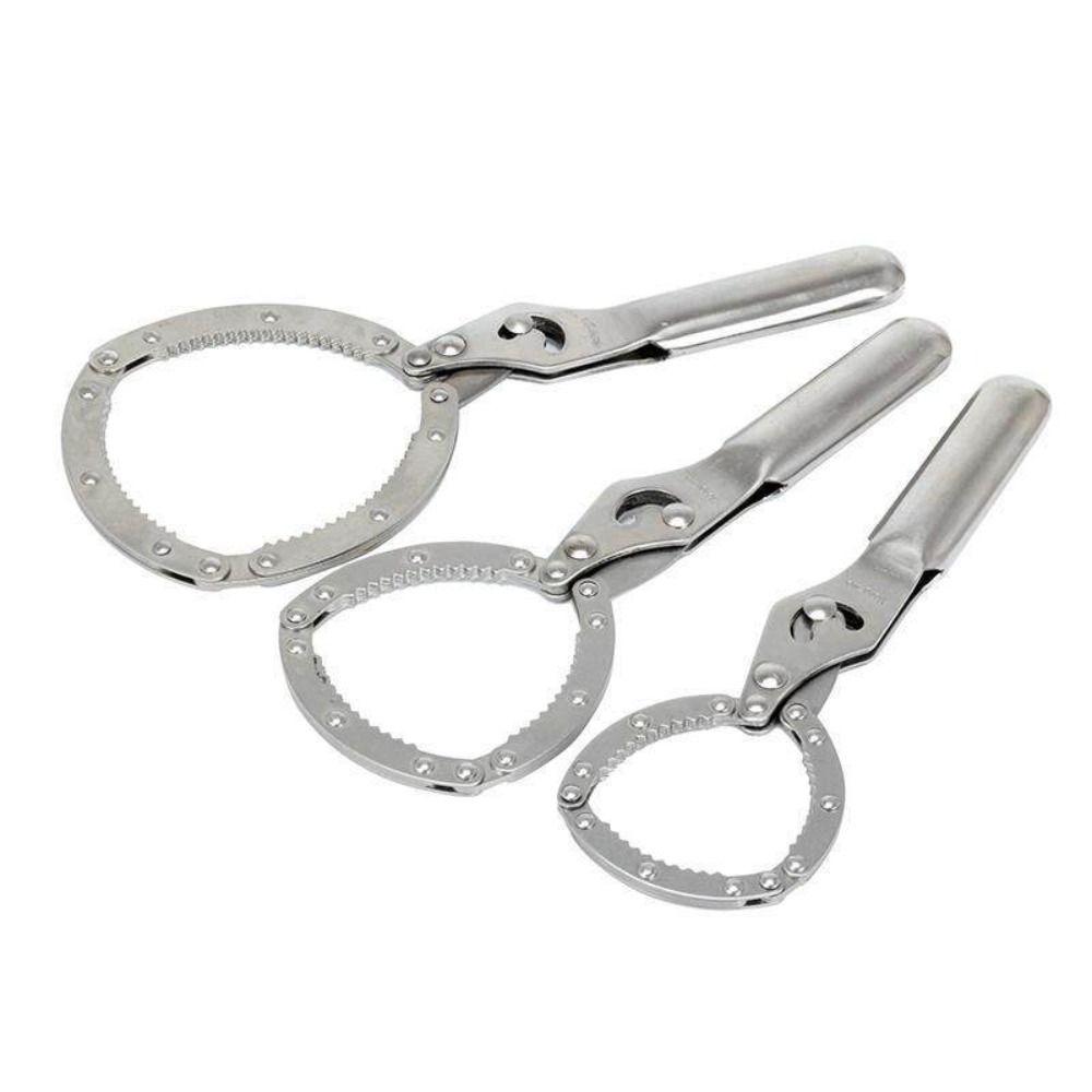 Adjustable Oil Filter Wrench Durable Chain Reinforcement Wrench Filter Wrench Confined Areas