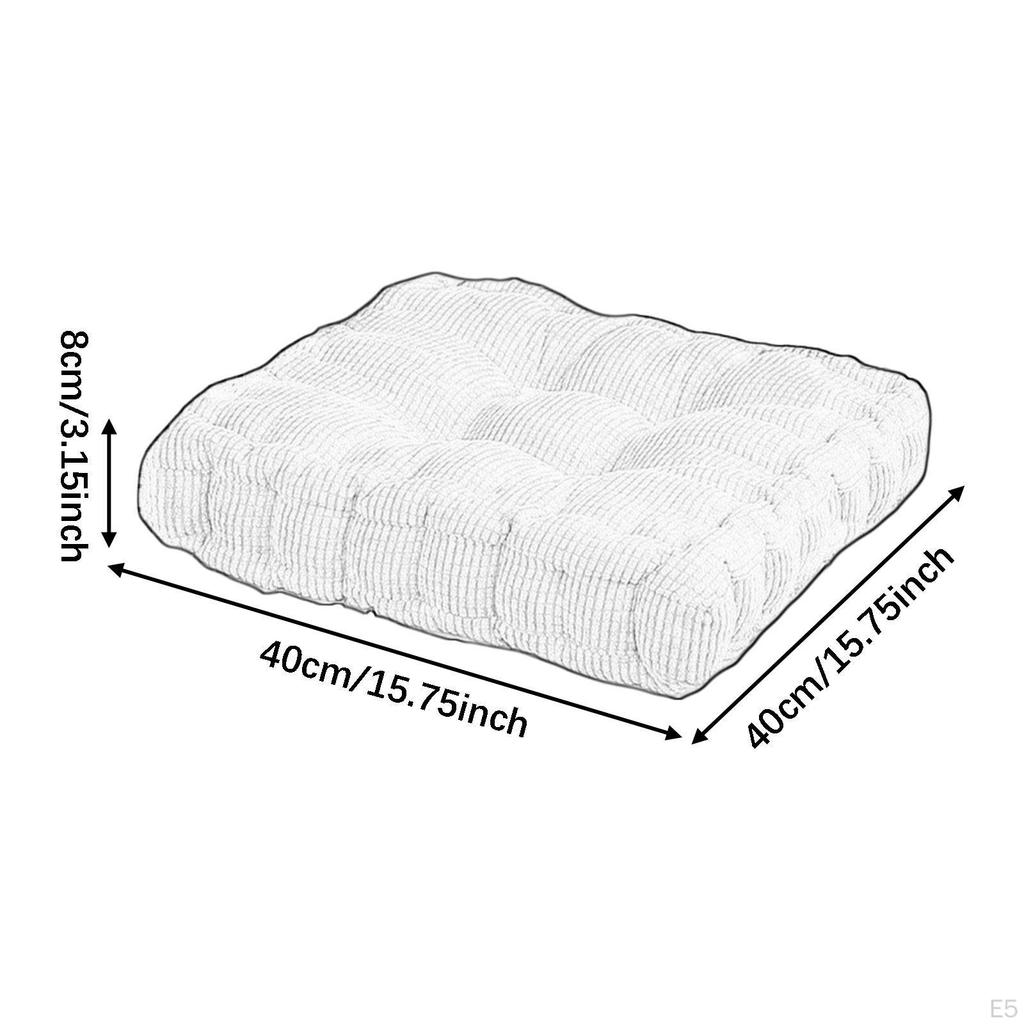 Biscuit Shape Cushion Chair Pad Decorative Comfortable Cute Seating Mat Floor Pillow for