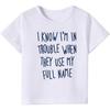 Kids Family Matching T Shirt Funny Letter Print Cotton Short Sleeve Top Unisex Cute Crewneck Casual Top Romper Baby