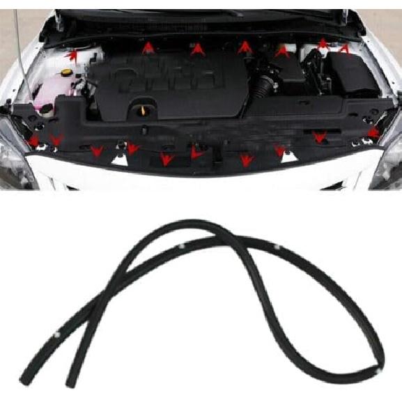 Car Back-Engine Hood Sealing Strip Rubber Weatherstrip for Toyota Corolla 2007 2008 2009 2010 2011 2012 2013