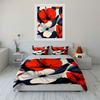 Elegant Floral Three-Piece Set For Decor Kid'S And Adults' Bedroom Decor, Exquisite Three-Piece Bedding Set Gift