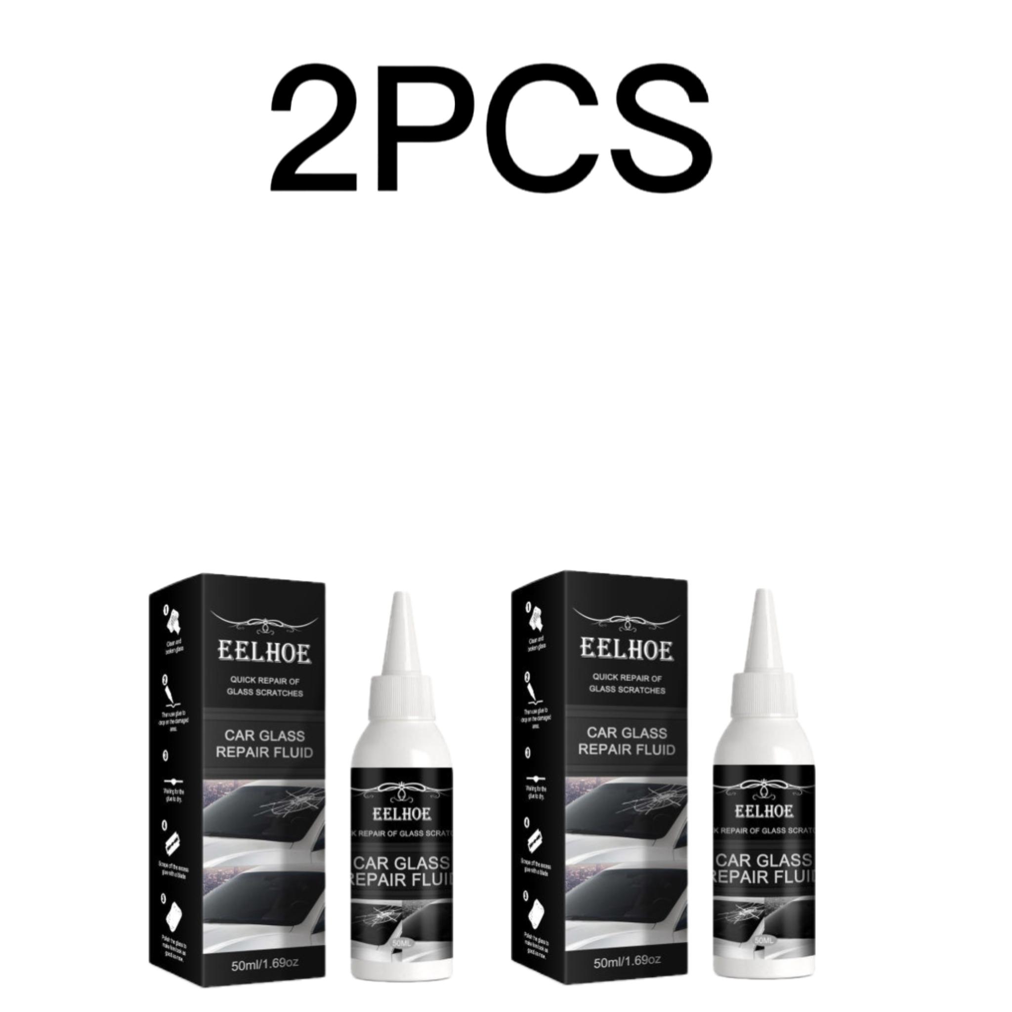 Yegbong 30 мл 50 мл автомобильное стекло трещины жидкость для ремонта лобового стекла жидкость для быстрого склеивания стекла жидкость для ремонта стекла жидкость для ремонта стекла инструменты для ремонта стекла 50ml Box*2 белый