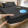 Waterproof High Quality Mattress Cover- Antimicrobial Hypoallergenic Mattress Protector, Noiseless Fitted Sheet Waterproof Thickened Mattress Pad