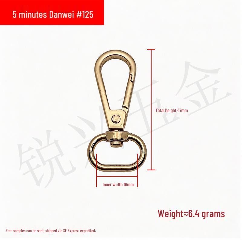 Zinc Alloy Metal Dog Leash Buckle and Luggage Strap Hook