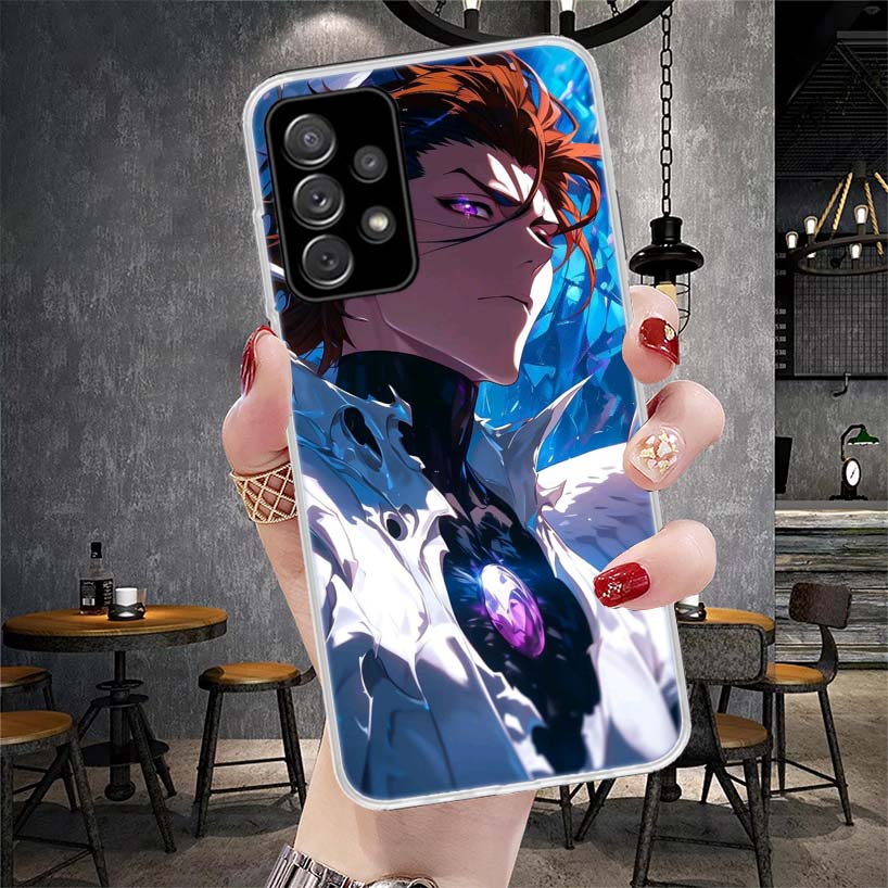 Aizen Sousuke Bleach Soft Phone Case For Samsung Galaxy A13 A14 A15 A16 A17 A53 A54 A55 A56 A57 A33 A34 A35 A36 A37 A23 A24 A25