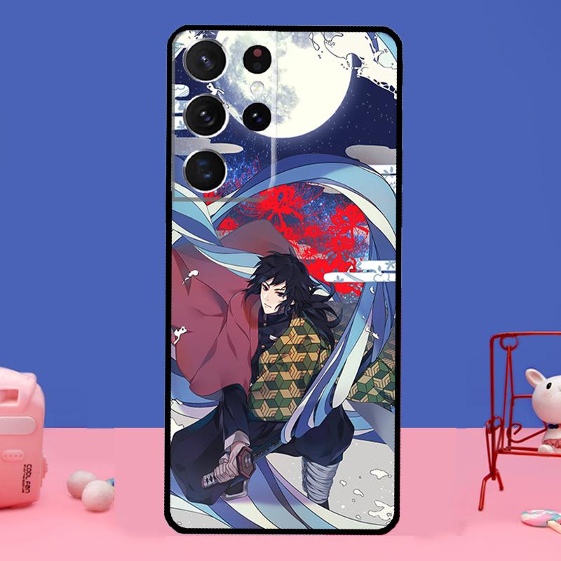 Giyu Tomioka Demon Slayer Kimetsu no Yaiba Case For Samsung Galaxy S21 Ultra S20 FE S9 S10 S21 Plus Note 20 S22 Ultra Full Cover