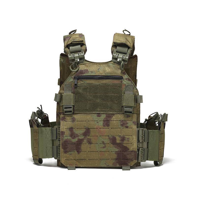 Taktische Schnelllöseweste für den Außenbereich, Multifunktional, MOLLE, Wasserdicht und Verschleißfest, Ideal für das Militärtraining.