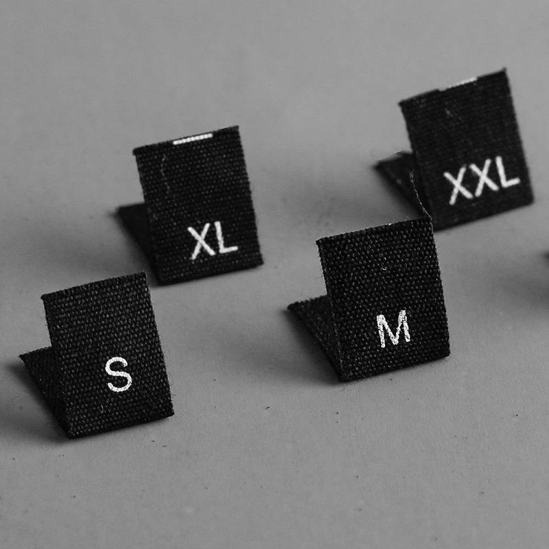 

Универсальные размерные бирки для детской, мужской и женской одежды и нижнего белья