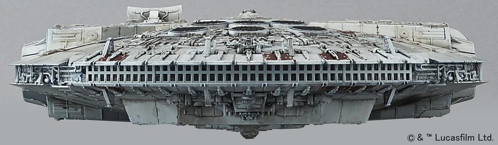 Star Wars Millennium Falcon Force Scale Plastic Model (The Awakens) 1/144