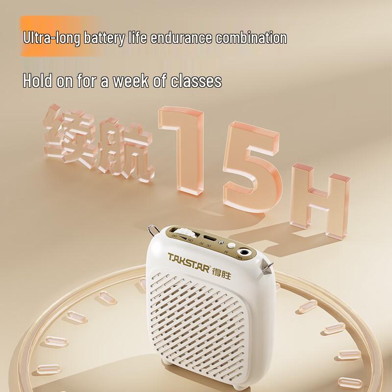 TAKSTAR D1W Clip-on Wireless Voice Amplifier CN plug (adapter included)