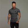 Muscleguys Summer Short Sleeved T-shirt Trend Lapel POLO Shirt Simple and Versatile with Half Sleeve