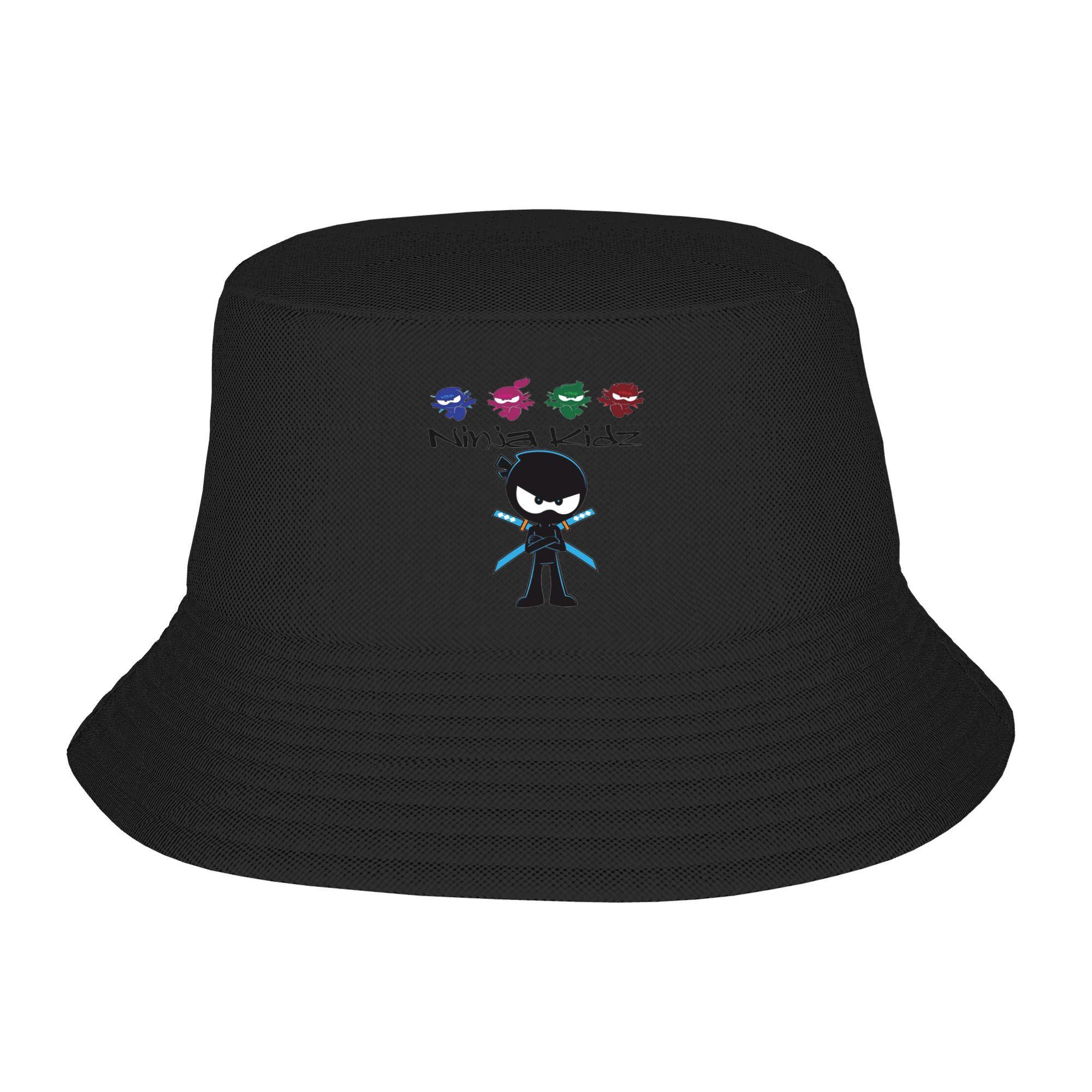

ninja kidz Bucket Hat Panama Bob Hats Outdoor Cool Autumn For Summer Beach Fishing Unisex Fisherman Caps One Size