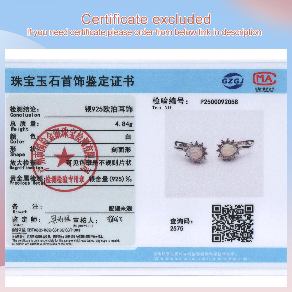 New Arrival!opal Earrings Nautral Gemstones Pear 6*8mm Classic Design 925 Sterling Silver Fine Jewelry for Women Nice Gift