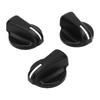 3PCS AC Heater Switch Control Knob 5011218AA Accurate Controlling Replacement for Jeep Wrangler TJ 1999 2006