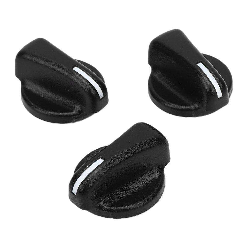 3PCS AC Heater Switch Control Knob 5011218AA Accurate Controlling Replacement for Jeep Wrangler TJ 1999 2006