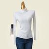 Normcore Turtleneck Bottoming Shirt 2022 Sunken Stripe Pure Color Inner Sweater Winter Heattech 6 Wool Long Sleeves Pullover