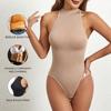 New-style Skin-friendly, Waist-cinching Shapewear: Button-up, Strapless Bodysuit with Tummy-tucking Design