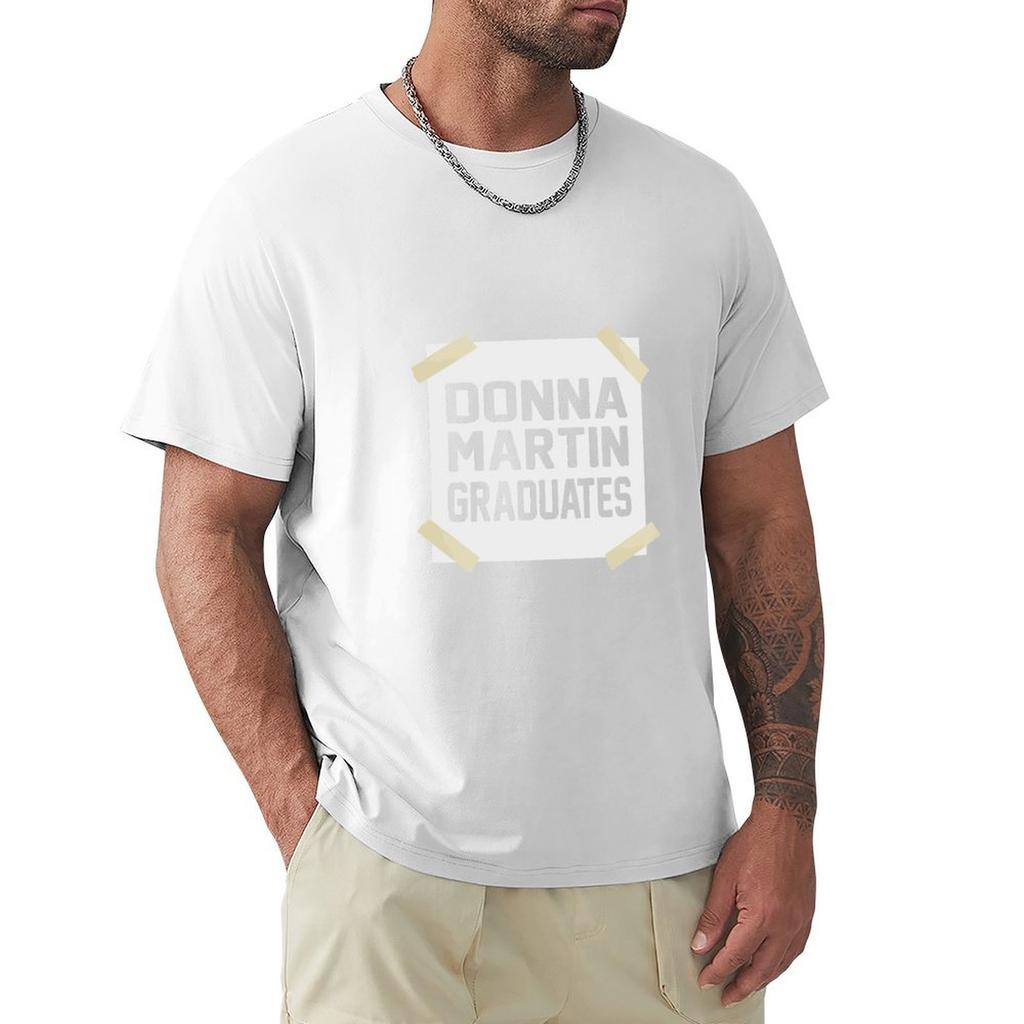 Donna Martin Graduates Funny Gift TShirt Work Daily Short Sleeve Top