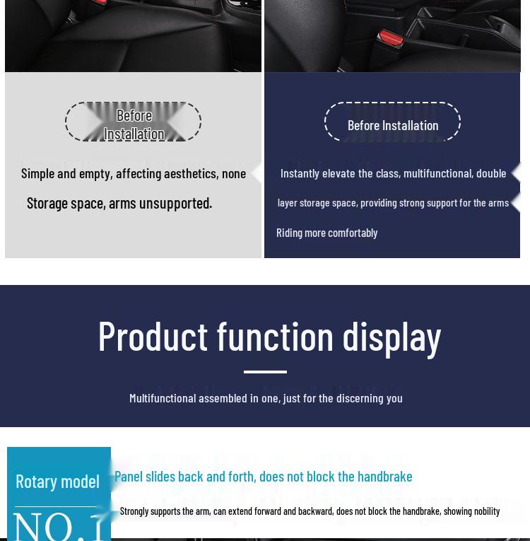 Tata Tiago Car Armrest Box - Custom Central Storage Accessory for India